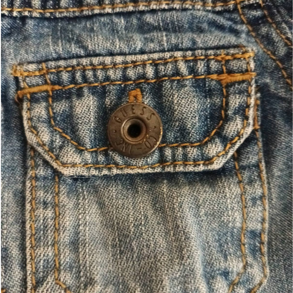 GUESS Baby Girl Demin Jacket Size 12M - Picture 8 of 10